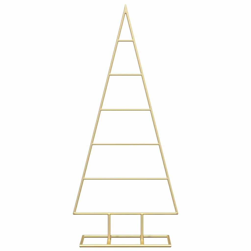 Metalinis Kalėdų medis s stovu Auksinė 90 cm