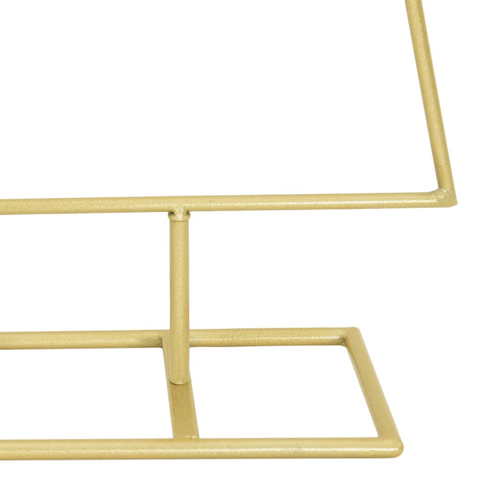 Metalinis Kalėdų medis HOLLOW MOON, stovu Auksinė 125 cm.