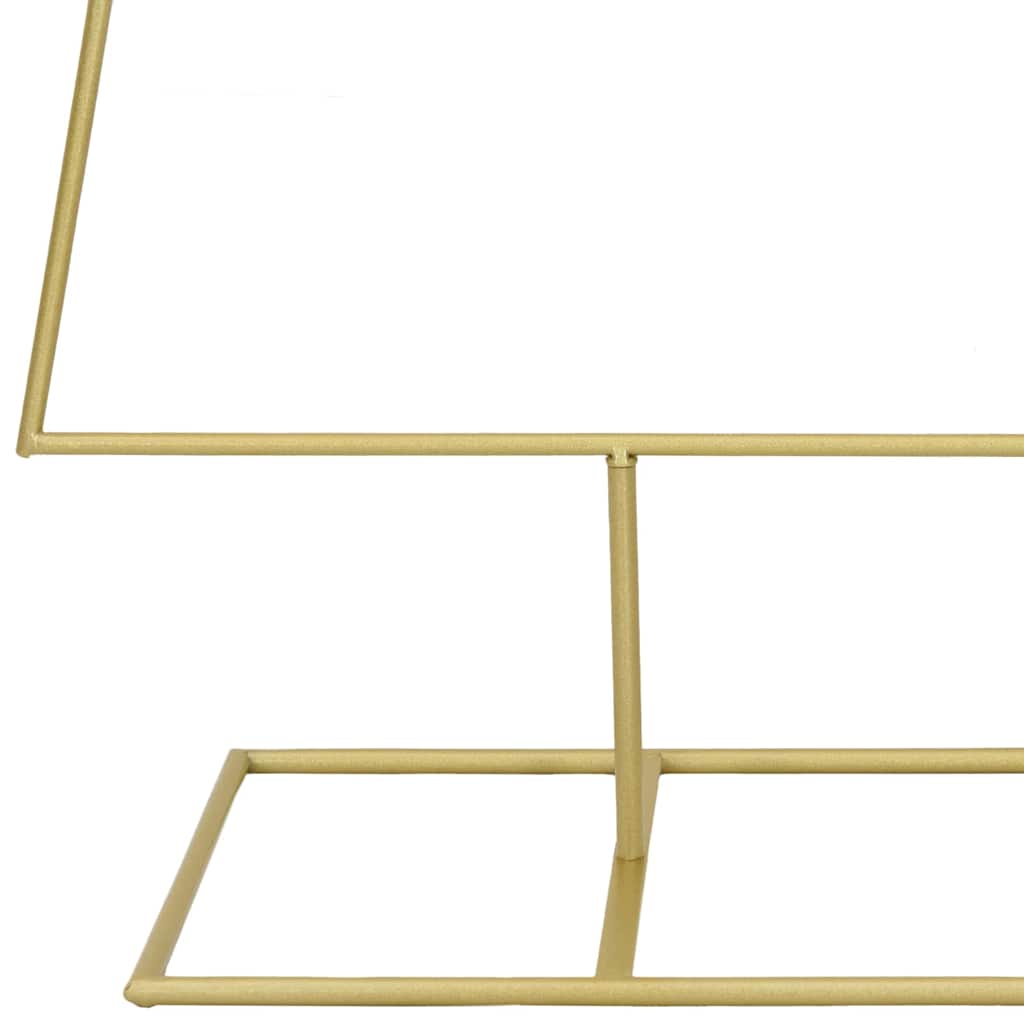 Metalinis Kalėdų medis HOLLOW MOON, stovu Auksinė 150 cm.