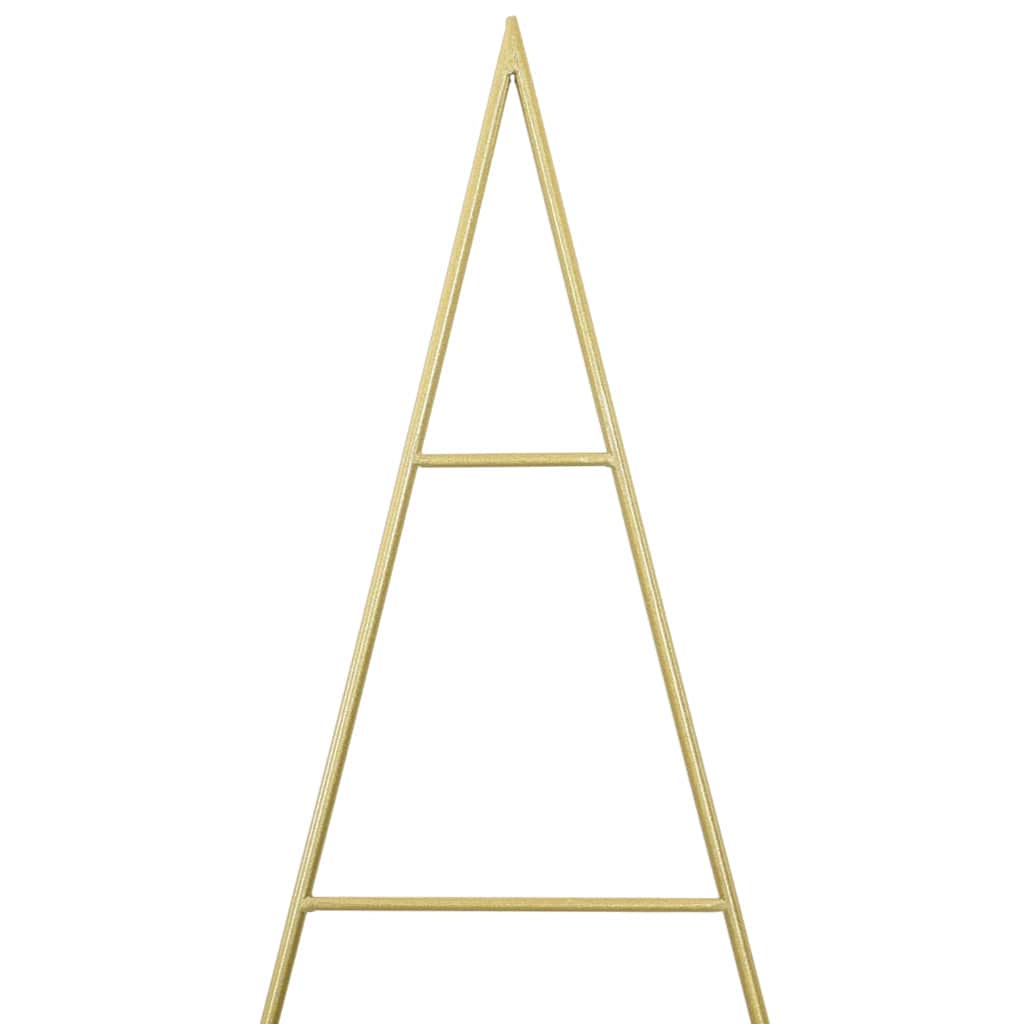 Metalinis Kalėdų medis HOLLOW MOON, stovu Auksinė 180 cm.