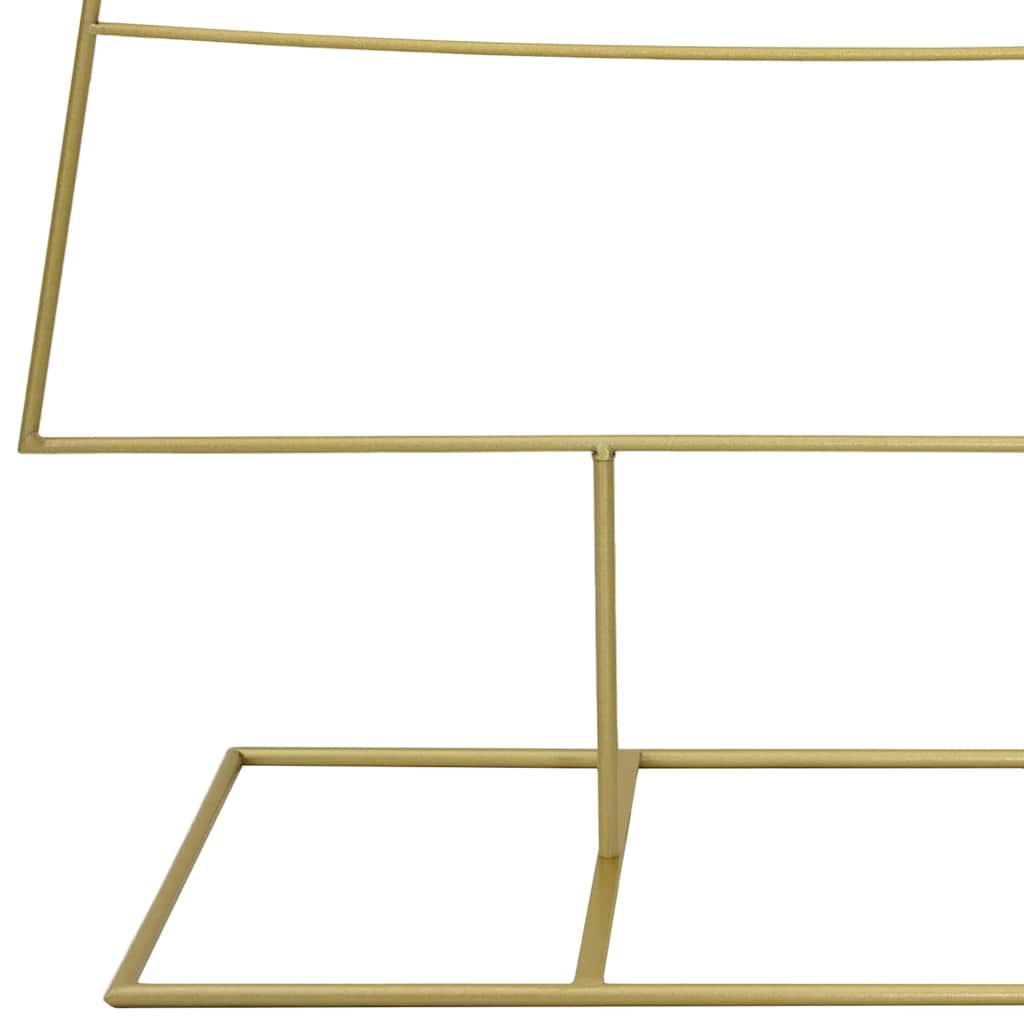 Metalinis Kalėdų medis HOLLOW MOON, stovu Auksinė 180 cm.