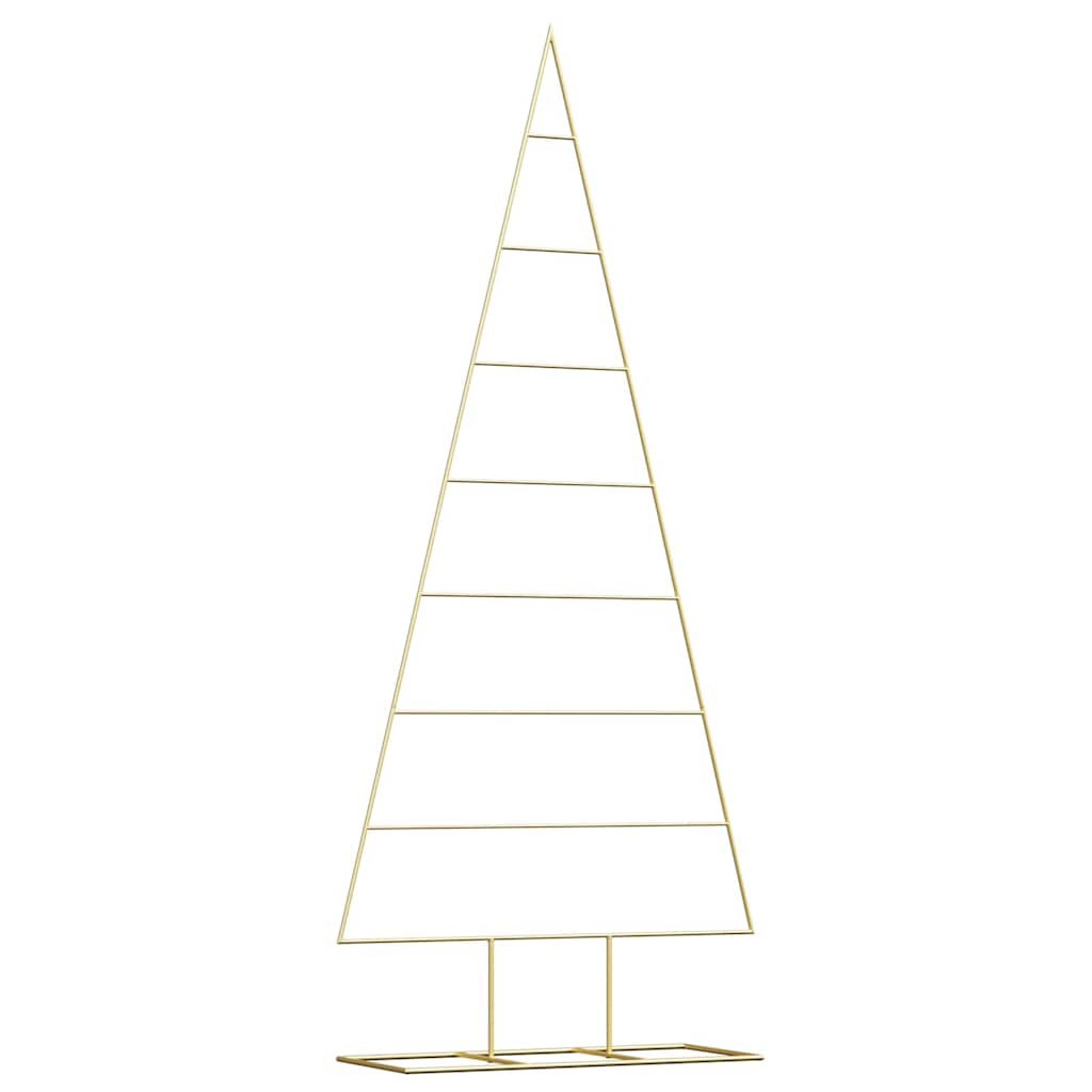 Metal Christmas Tree HOLLOW MOON, stand Gold 180 cm.