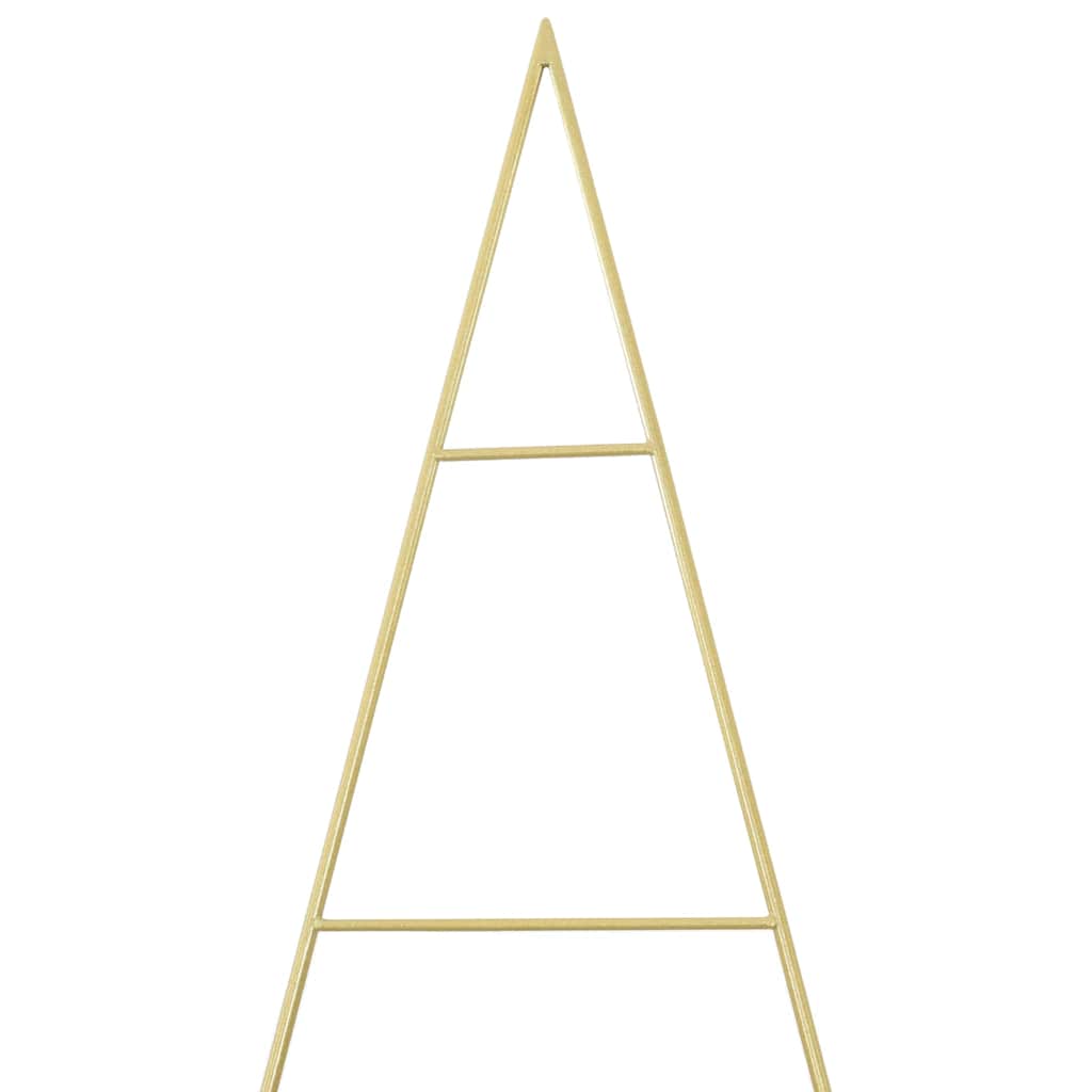 Metalinis Kalėdų medis HOLLOW MOON, stovu Auksinė 210 cm.