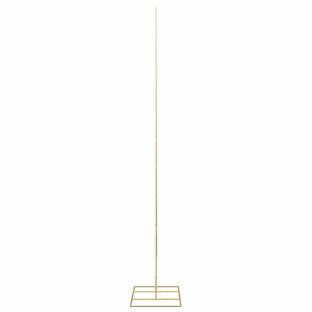 Metallic Christmas tree HOLLOW MOON, with stand, Gold, 210 cm.