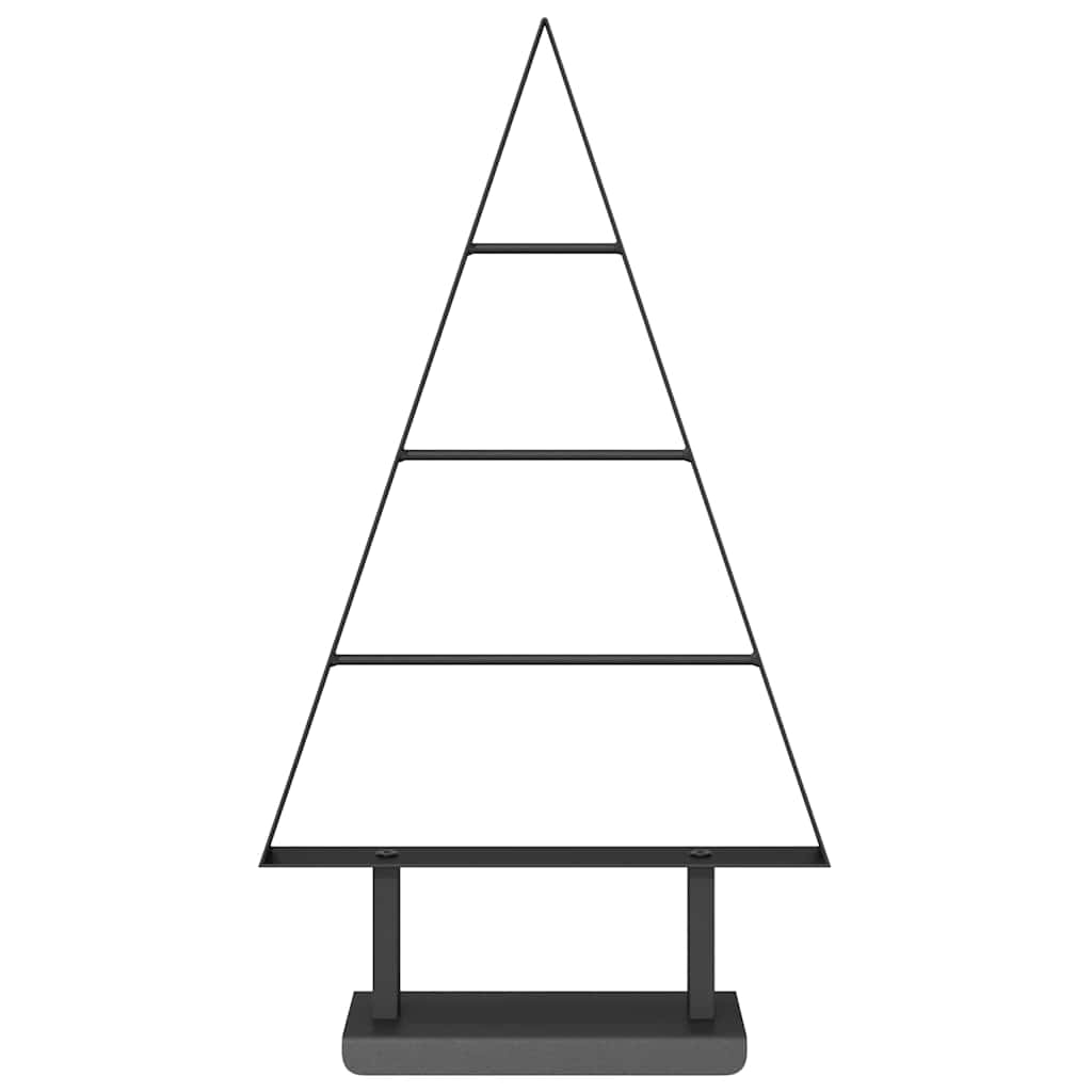 Metalinis Kalėdų medis s stovu Juoda 60 cm Plienas