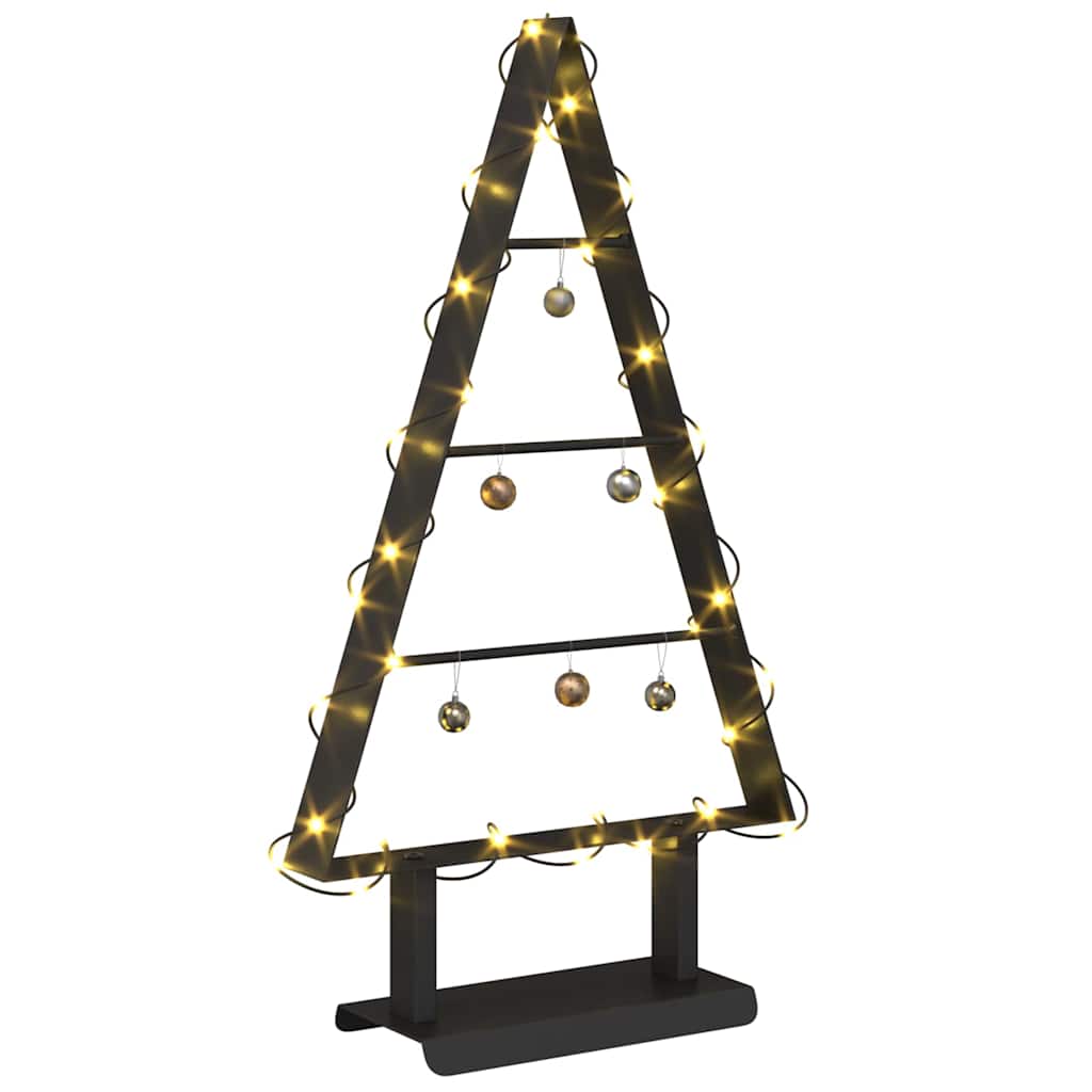 Metalinis Kalėdų medis s stovu Juoda 60 cm Plienas