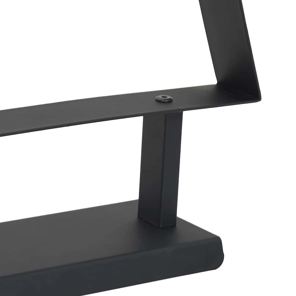 Metalinis Kalėdų medis HOLLOW MOON, stovu Juoda 125 cm. Plienas