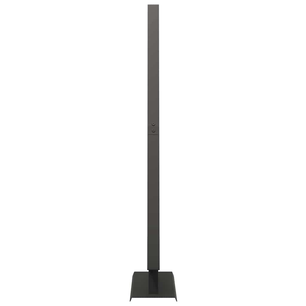 Metāla Ziemassvētku eglīte ar statīvu Melna 125,5 cm Tērauds
