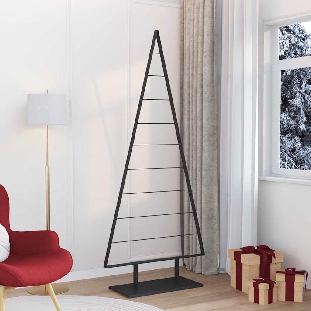 Metalinis Kalėdų medis s stovu Juoda 210 cm Plienas