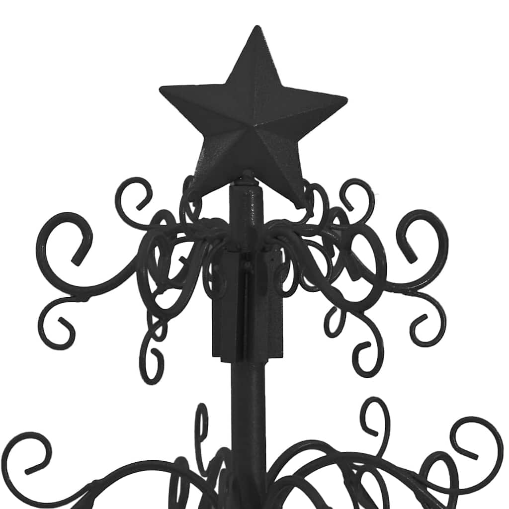 Metalinis Kalėdų medis Juoda 61 cm Miltelinis plienas