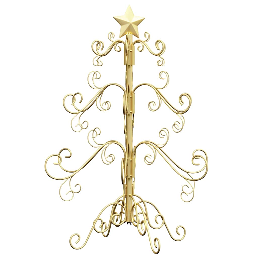 Metalinis Kalėdų medis Auksinė 61 cm Miltelinis plienas