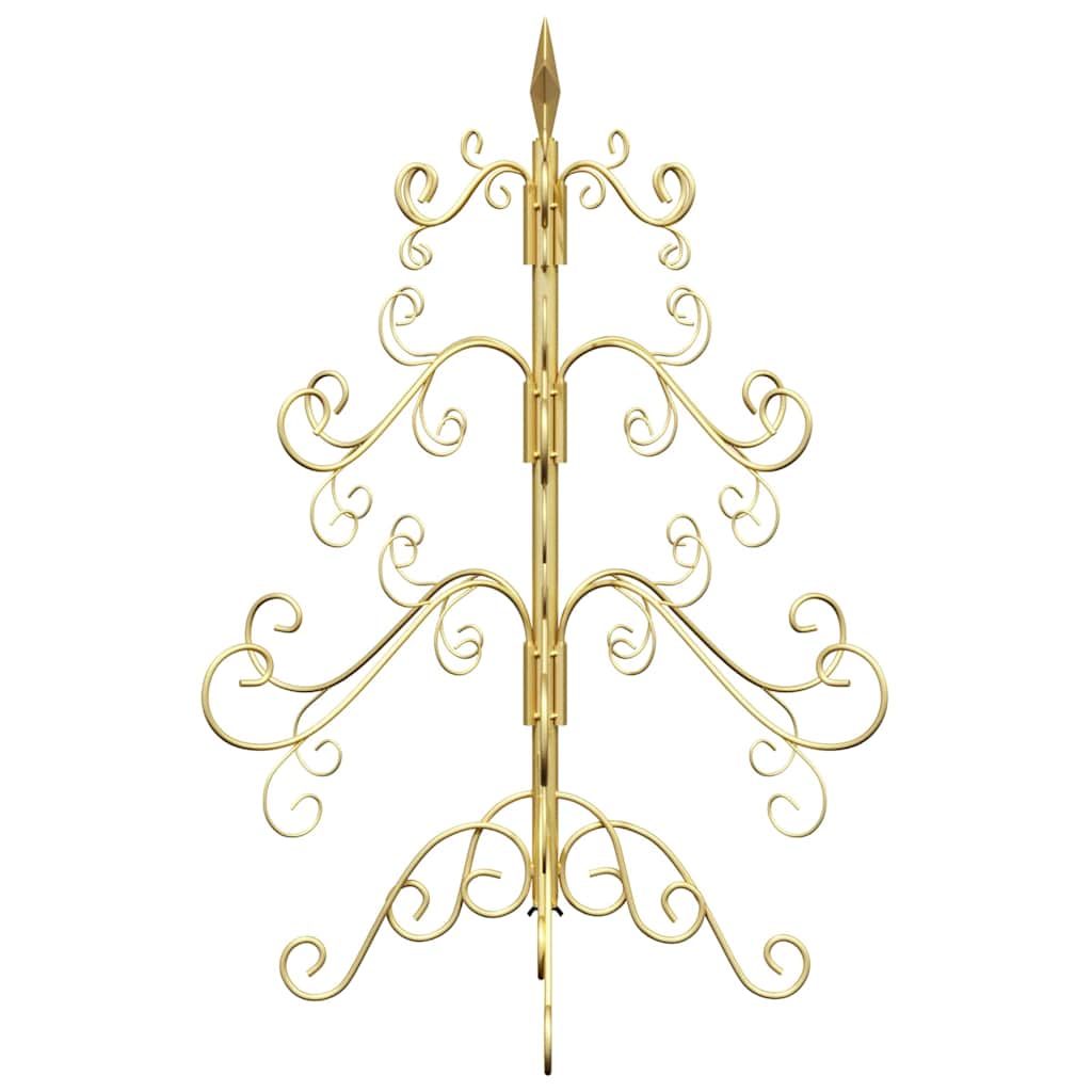 Metalinis Kalėdų medis Auksinė 61 cm Miltelinis plienas