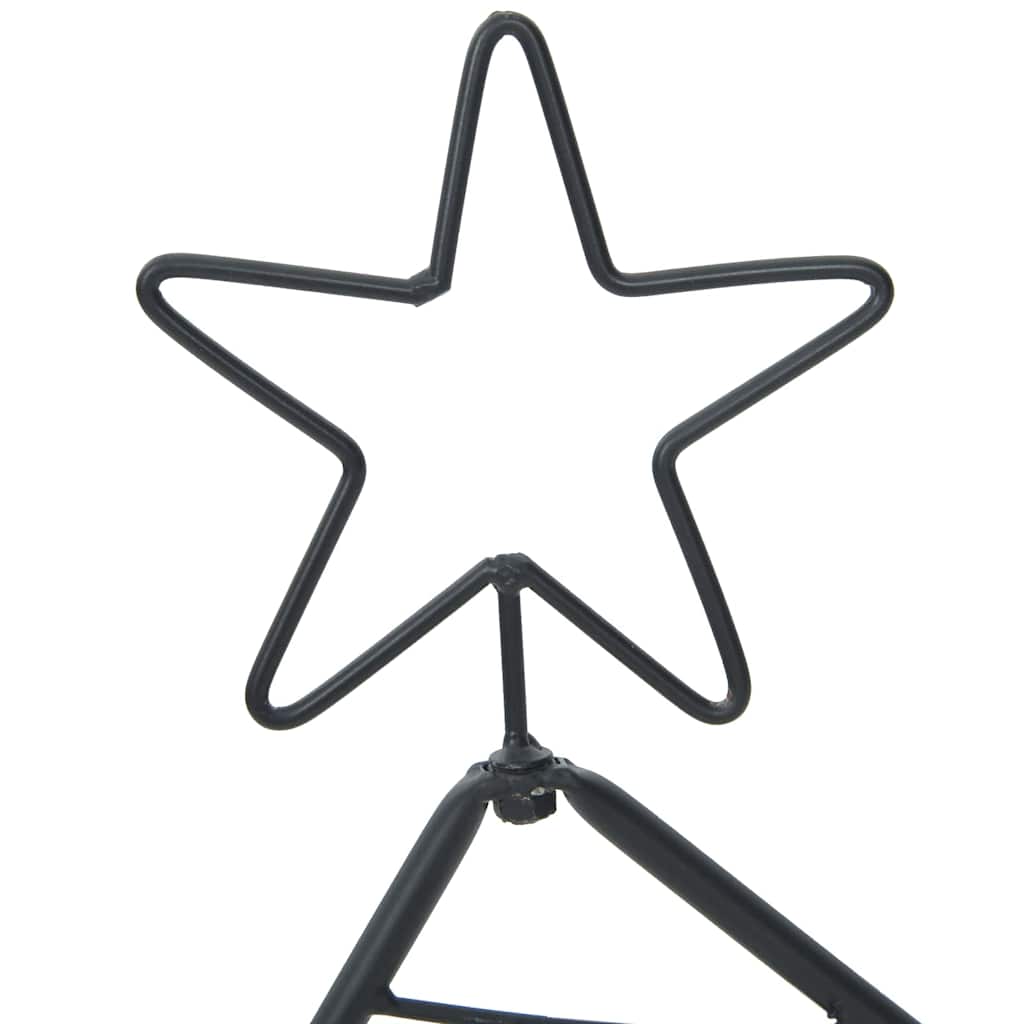 Metalinis Kalėdų medis s stovu Juoda 60 cm Plienas