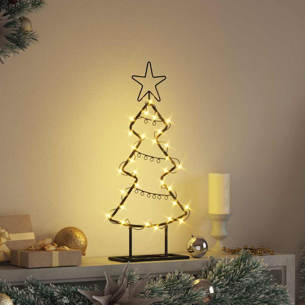 Metalinis Kalėdų medis s stovu Juoda 60 cm Plienas