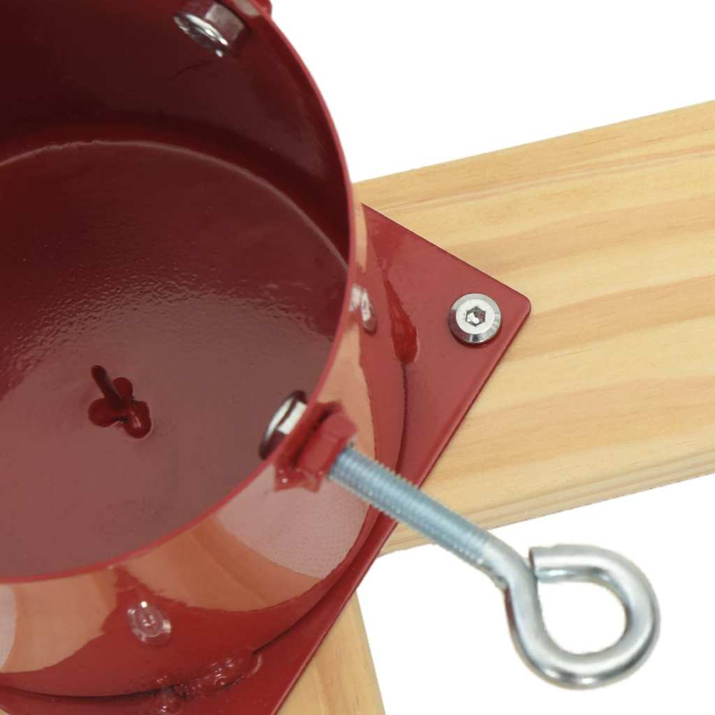 Kalėdų Eglutės Stovas 1.73 Raudona 50 x 50 x 16 cm