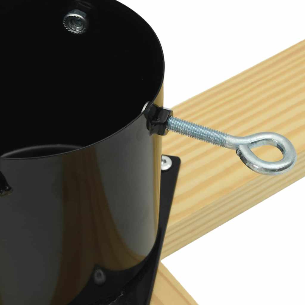 Kalėdų Eglutės Stovas 1.73 Juoda 50 x 50 x 16 cm