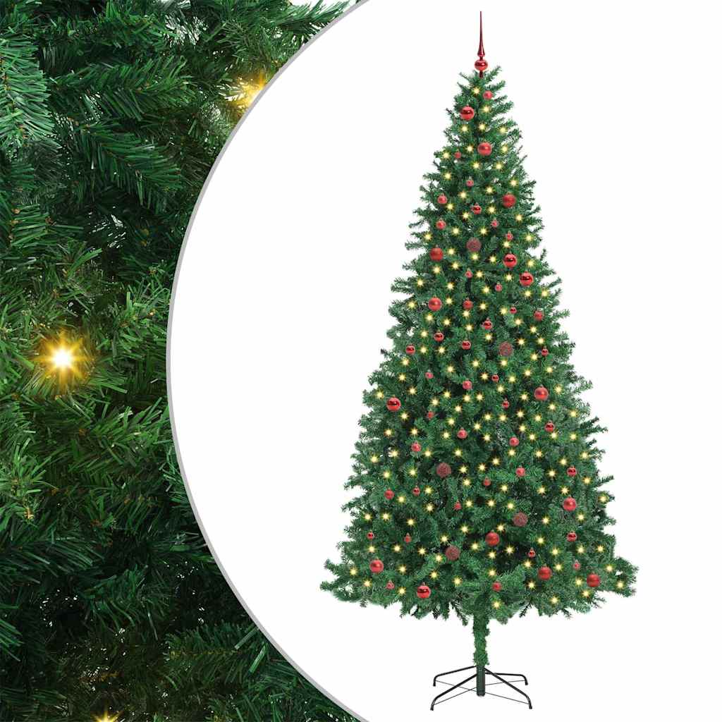 Dirbtinė Kalėdų eglutė Žalia 300 cm PVC ir Metalas ir Plastikas