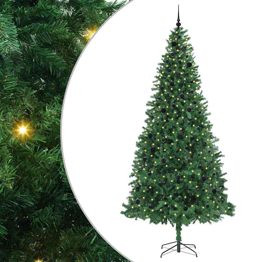 Dirbtinė Kalėdų eglutė Žalia 300 cm PVC ir Metalas ir Plastikas