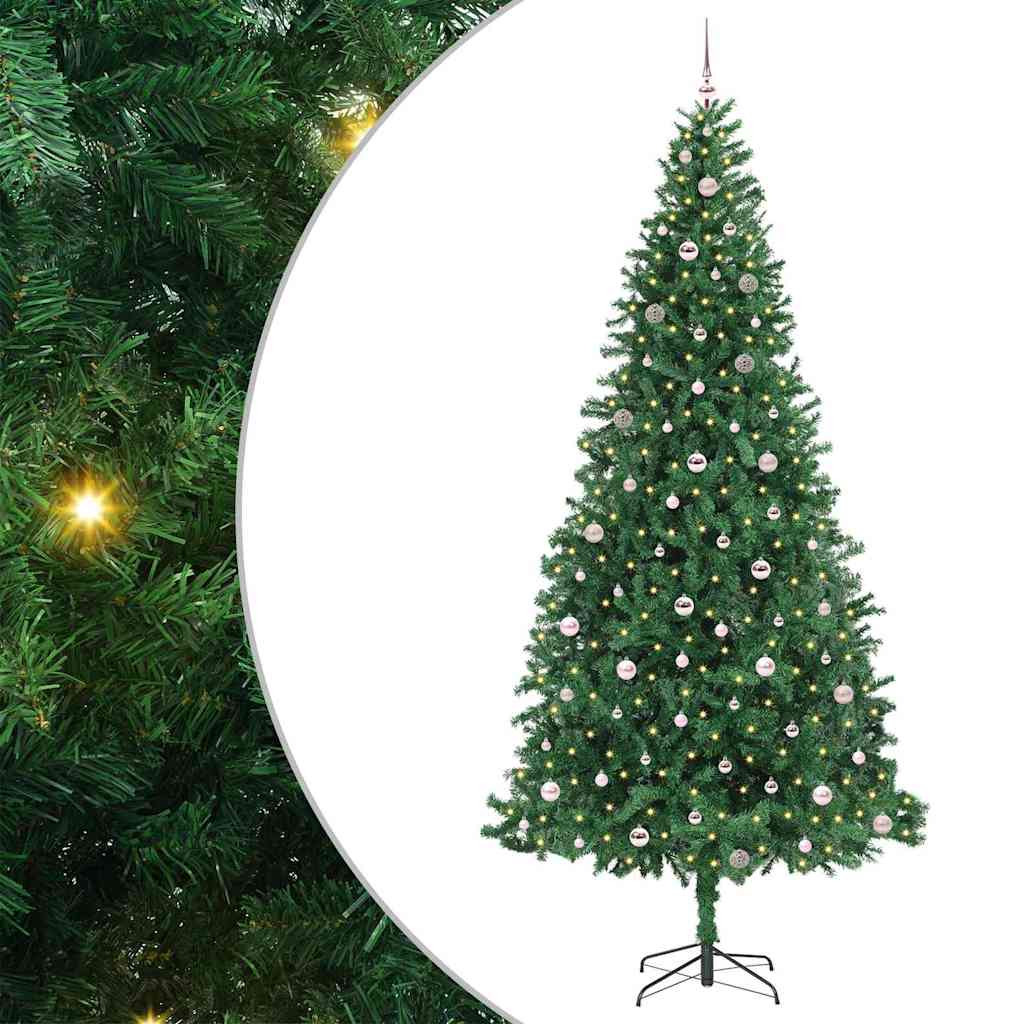 Dirbtinė Kalėdų eglutė Žalia 300 cm PVC ir Metalas ir Plastikas