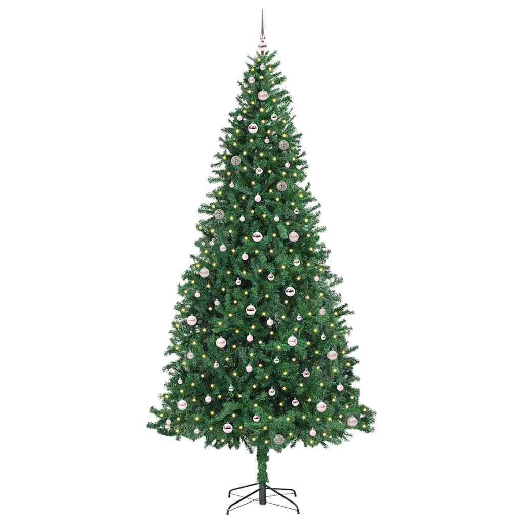 Dirbtinė Kalėdų eglutė Žalia 300 cm PVC ir Metalas ir Plastikas