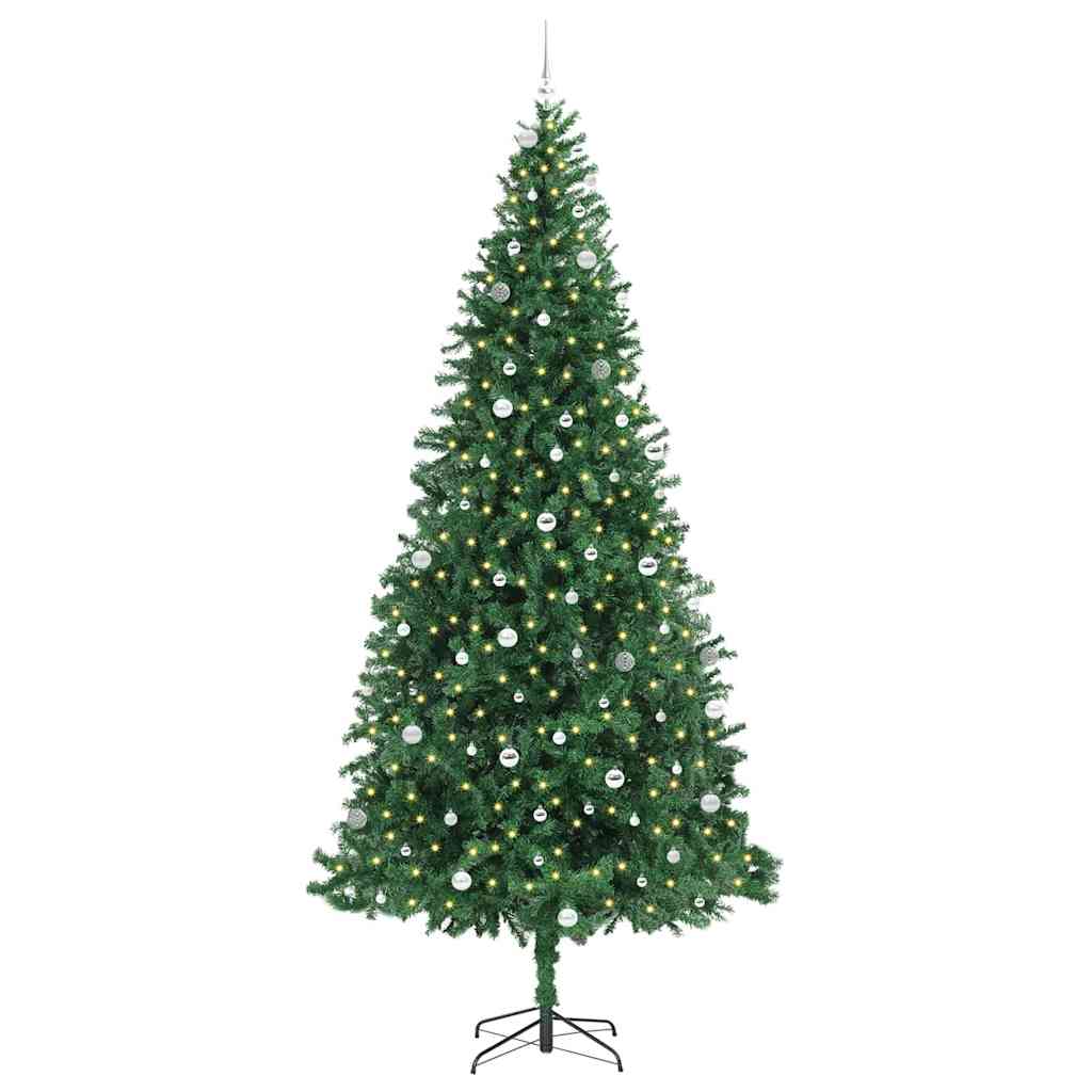 Dirbtinė Kalėdų eglutė Žalia 300 cm PVC ir Metalas ir Plastikas