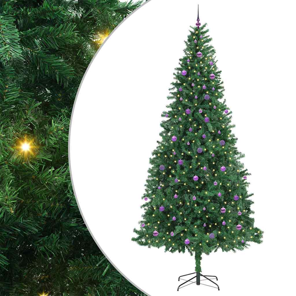 Dirbtinė Kalėdų eglutė Žalia 300 cm PVC ir Metalas ir Plastikas