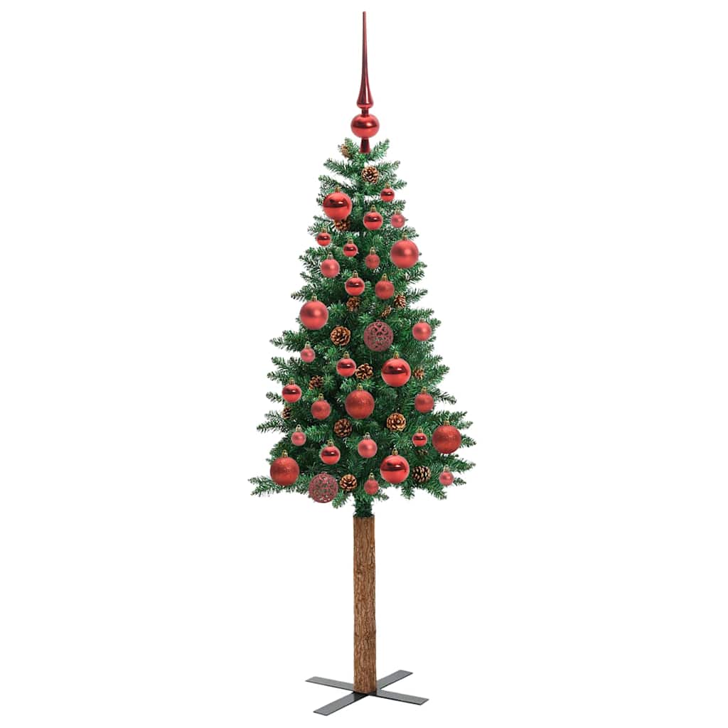Lieknas Kalėdų eglutė Žalia 150 cm PVC ir kietasis pušų medis