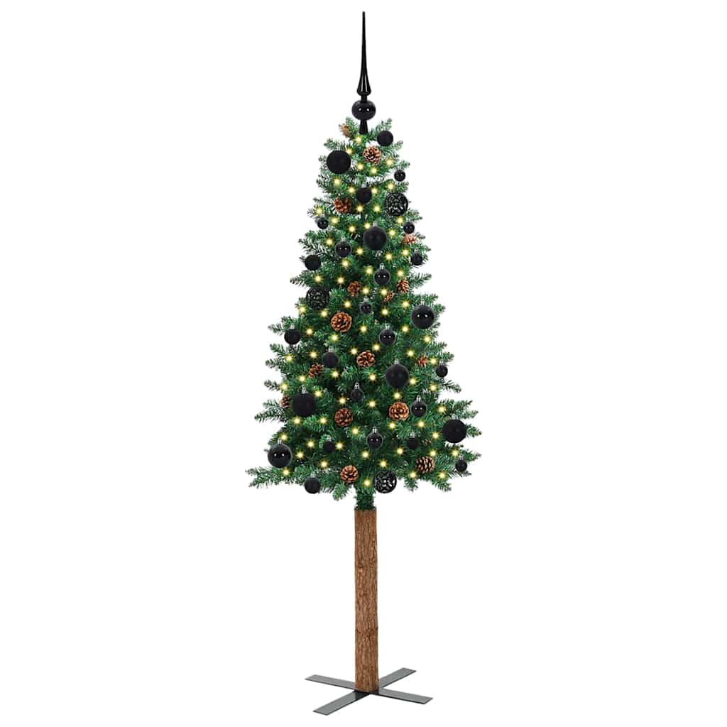 Lieknas Kalėdų eglutė Žalia 150 cm PVC ir kietasis pušų medis