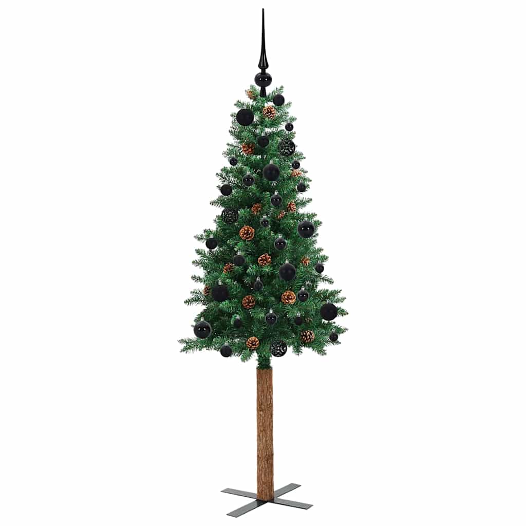Lieknas Kalėdų eglutė Žalia 150 cm PVC ir kietasis pušų medis