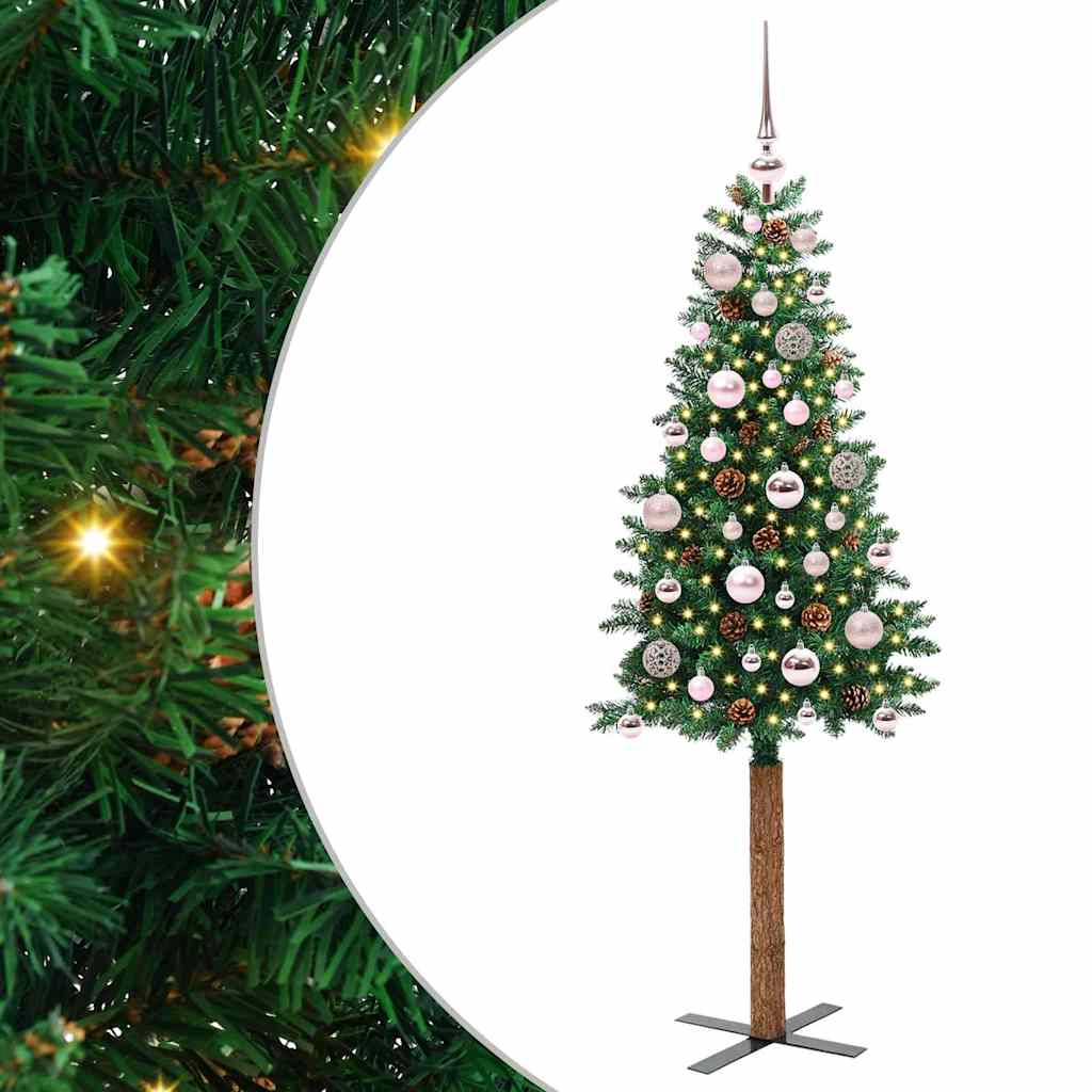 Lieknas Kalėdų eglutė Žalia 150 cm PVC ir kietasis pušų medis