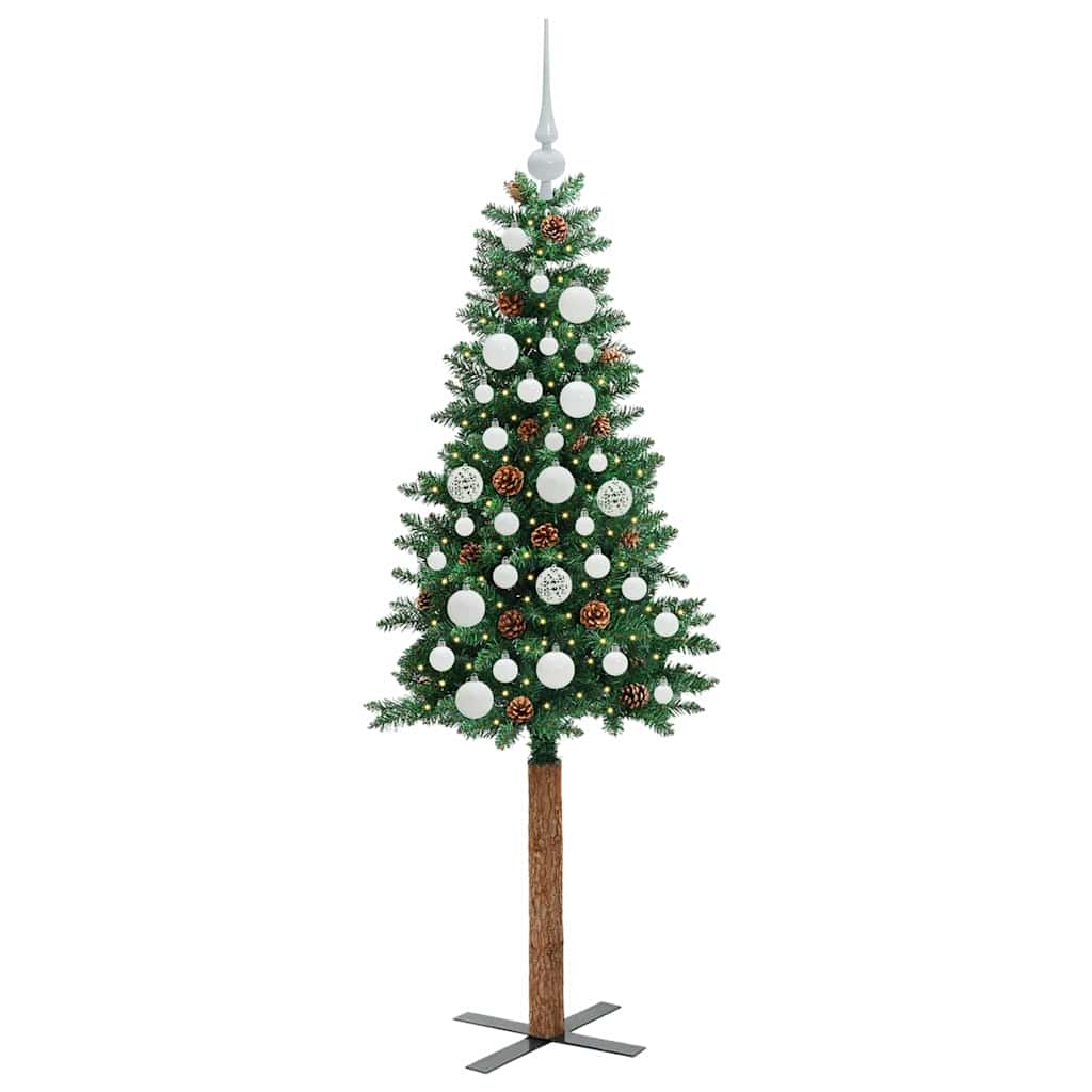 Lieknas Kalėdų eglutė Žalia 150 cm PVC ir kietasis pušų medis
