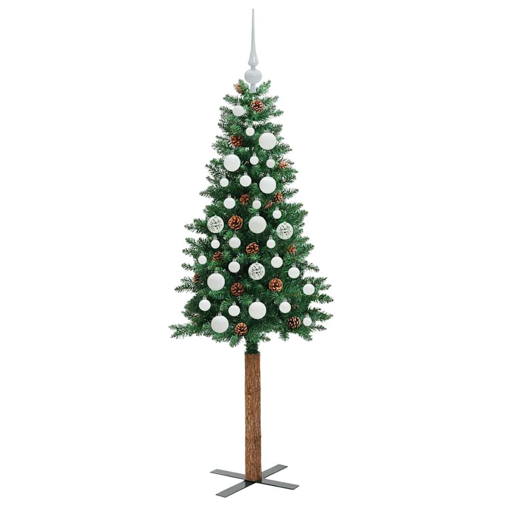 Lieknas Kalėdų eglutė Žalia 150 cm PVC ir kietasis pušų medis