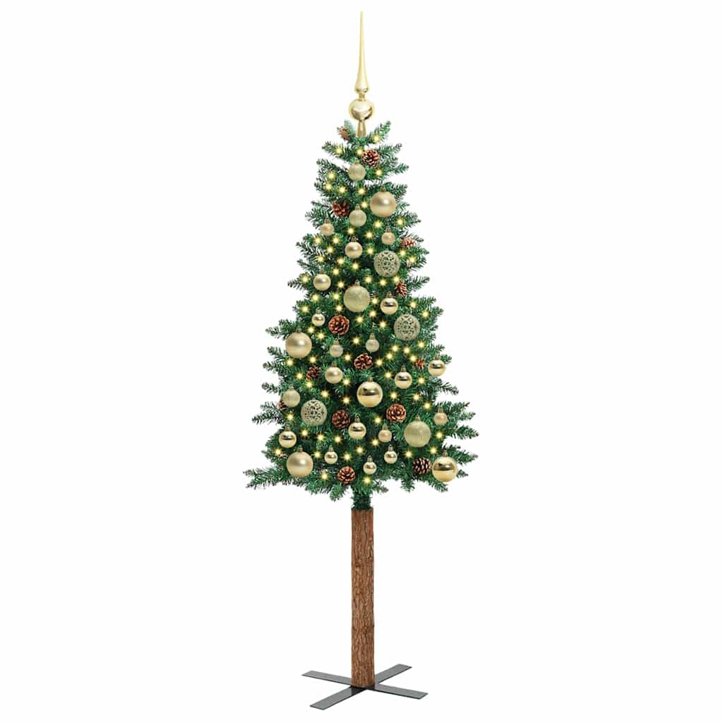 Lieknas Kalėdų eglutė Žalia 150 cm PVC ir kietasis pušų medis