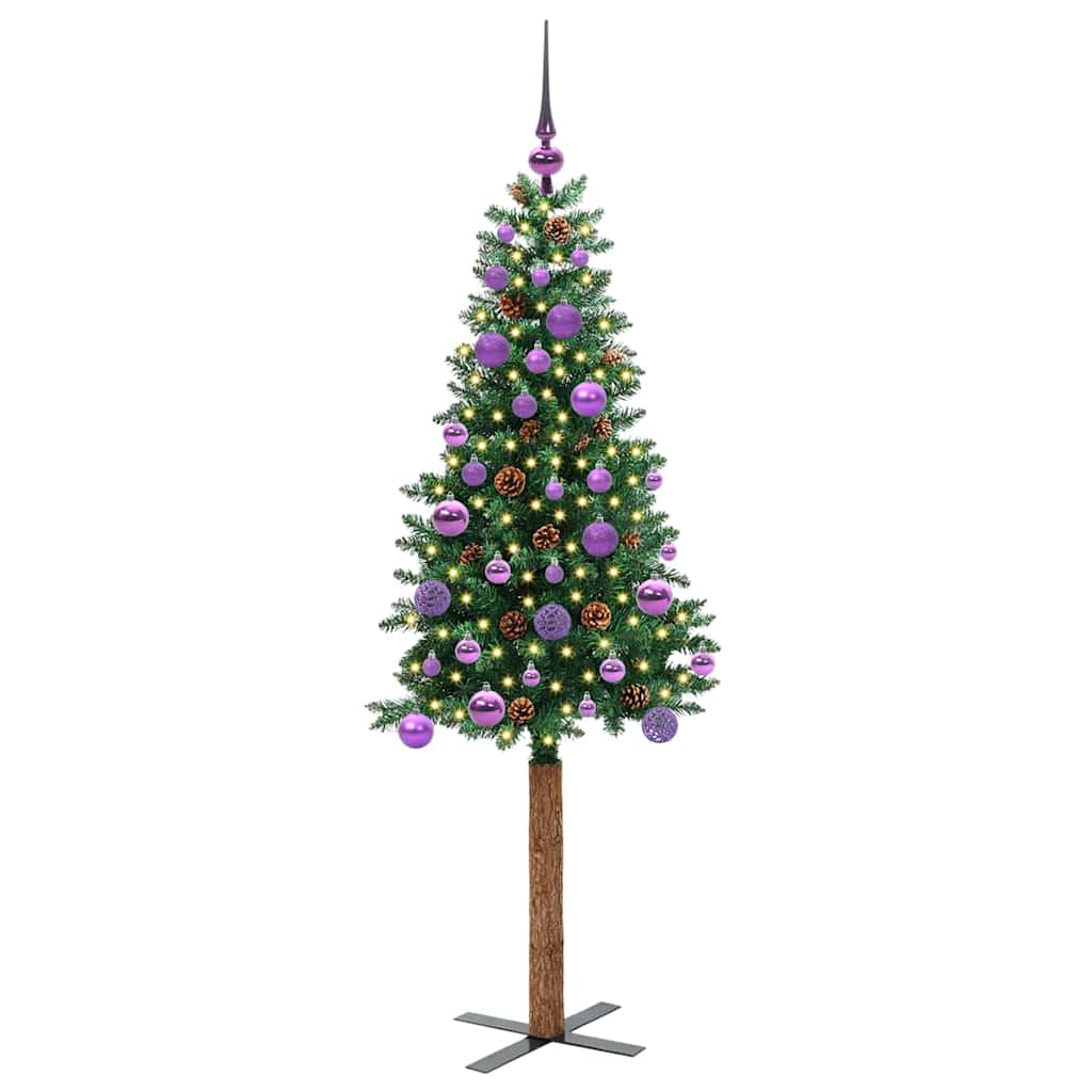 Lieknas Kalėdų eglutė Žalia 150 cm PVC ir kietasis pušų medis