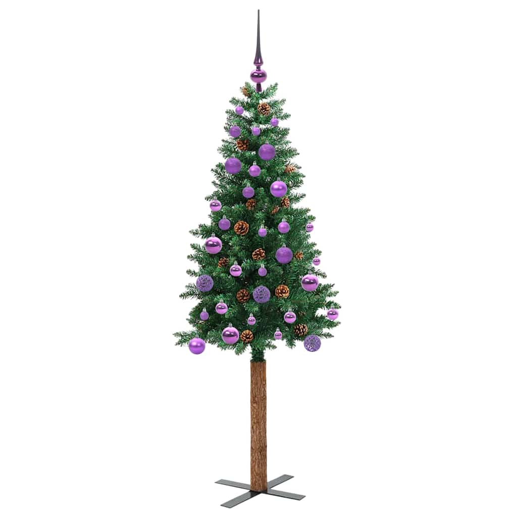 Lieknas Kalėdų eglutė Žalia 150 cm PVC ir kietasis pušų medis