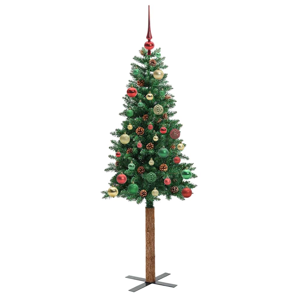 Lieknas Kalėdų eglutė Žalia 150 cm PVC ir kietasis pušų medis