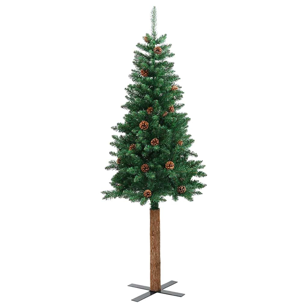 Lieknas Kalėdų eglutė Žalia 150 cm PVC ir kietasis pušų medis