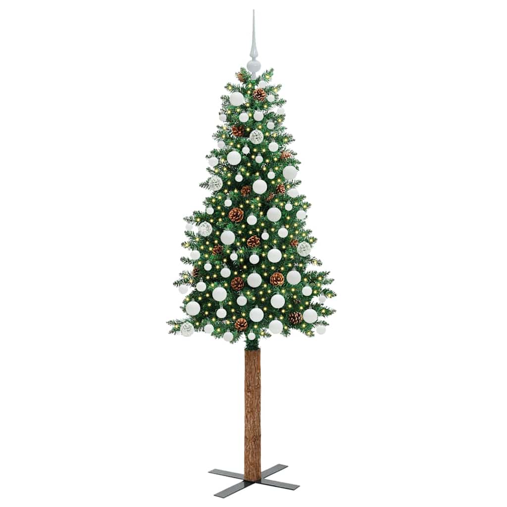 Lieknas Kalėdų eglutė Žalia 180 cm PVC ir kietasis pušų medis