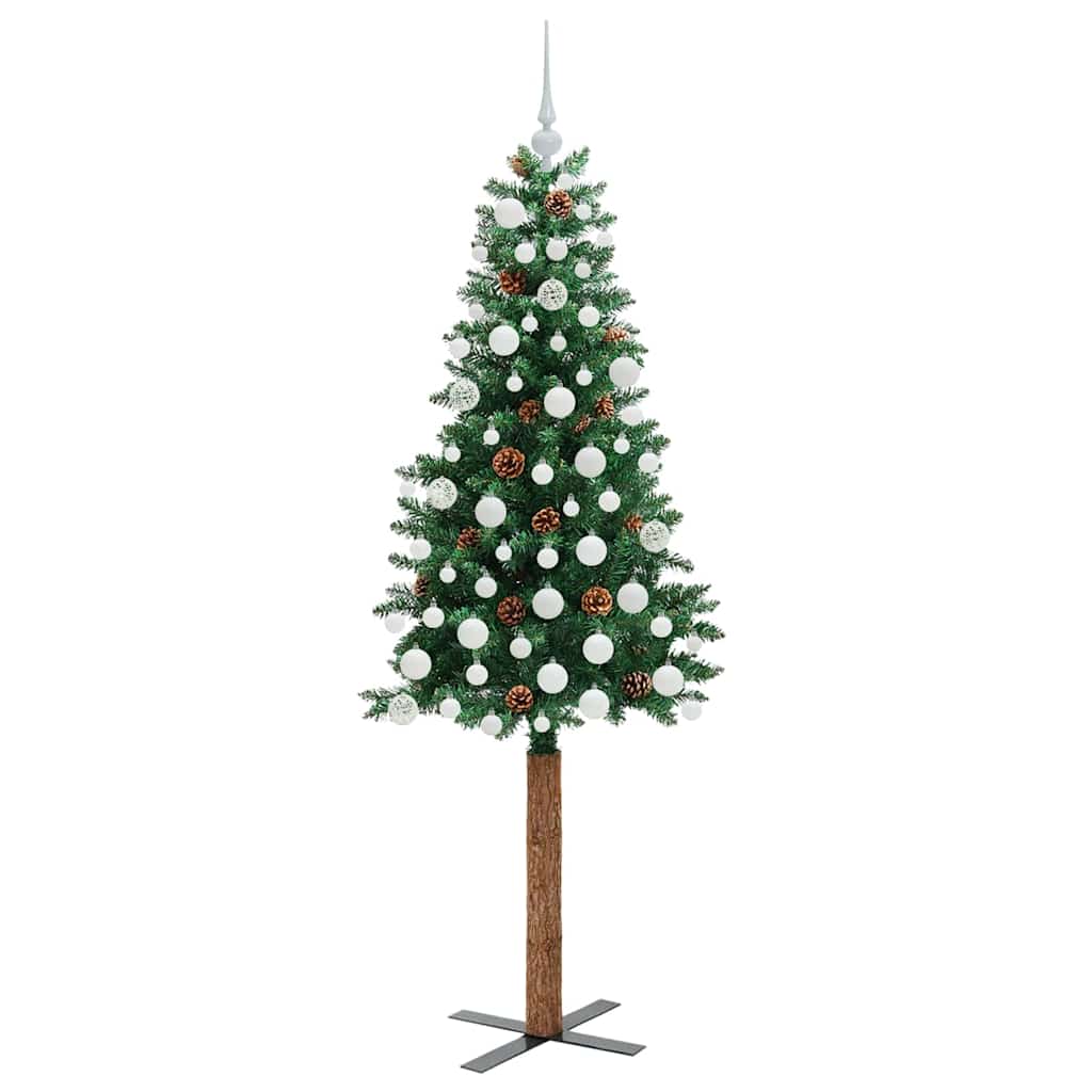 Lieknas Kalėdų eglutė Žalia 180 cm PVC ir kietasis pušų medis