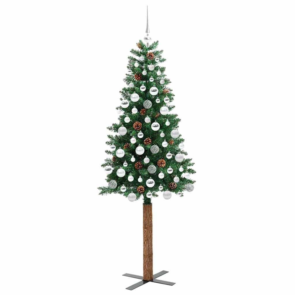 Lieknas Kalėdų eglutė Žalia 180 cm PVC ir kietasis pušų medis
