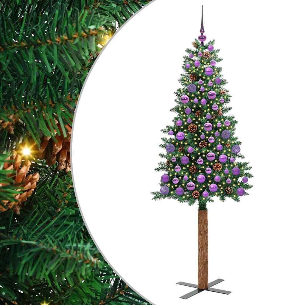 Slaida Ziemassvētku eglīte GROVE HORIZON, Zaļa 180 cm, cieta priežu koksne