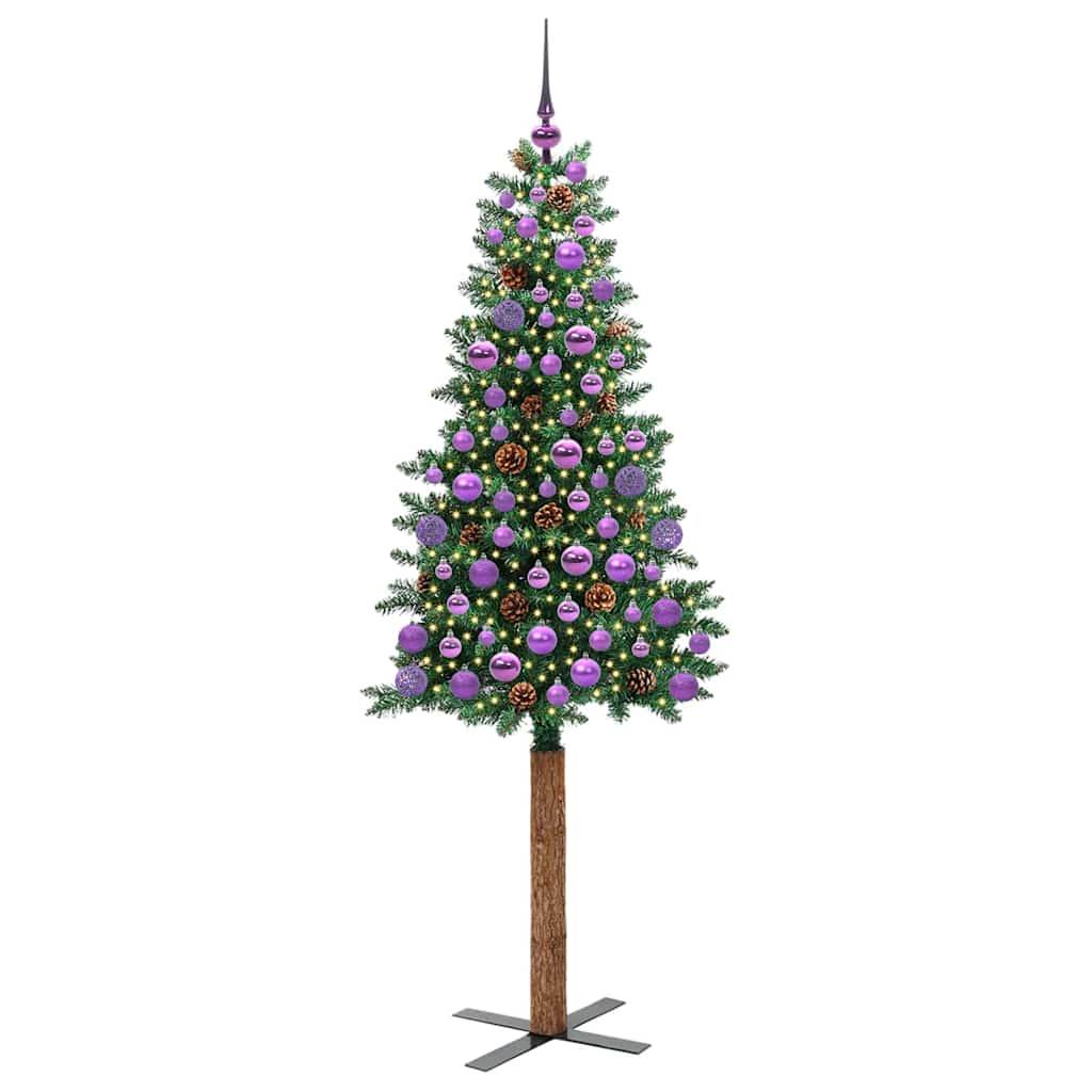 Slaida Ziemassvētku eglīte GROVE HORIZON, Zaļa 180 cm, cieta priežu koksne