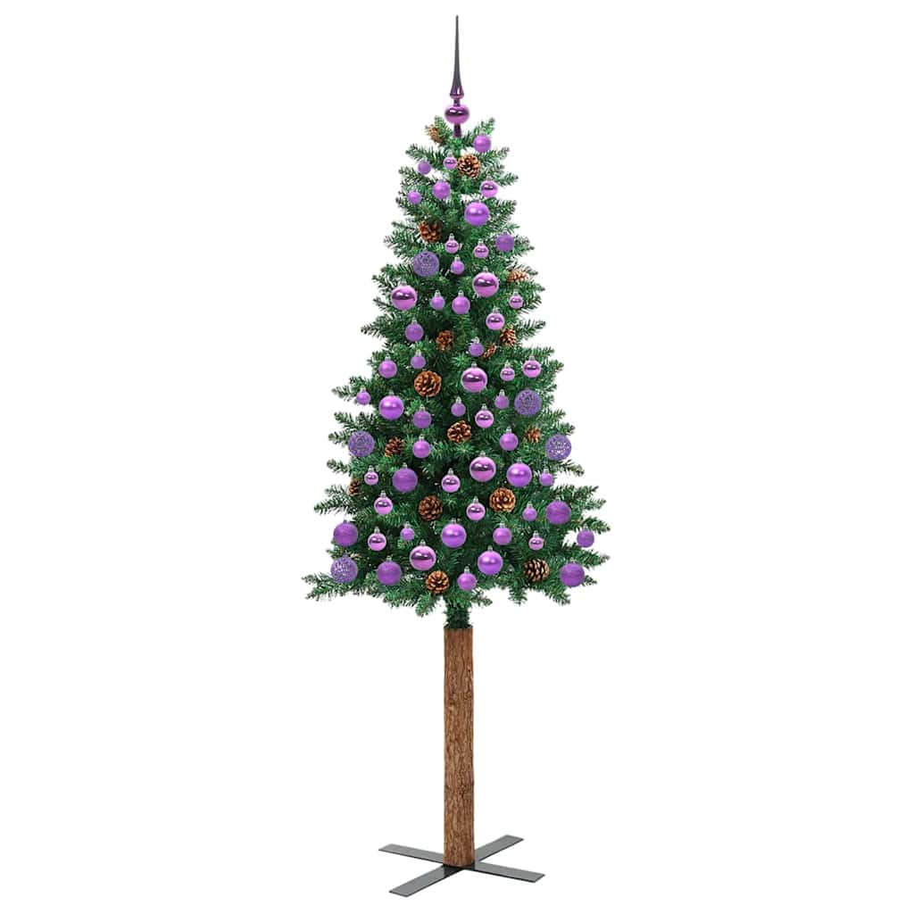 Slaida Ziemassvētku eglīte GROVE HORIZON, Zaļa 180 cm, cieta priežu koksne