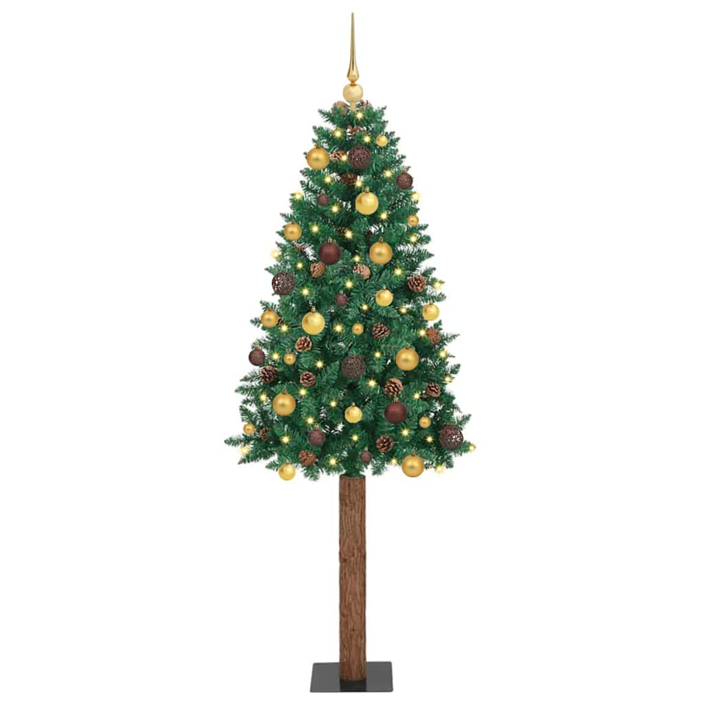 Lieknas Kalėdų eglutė Žalia 210 cm PVC ir kietasis pušų medis