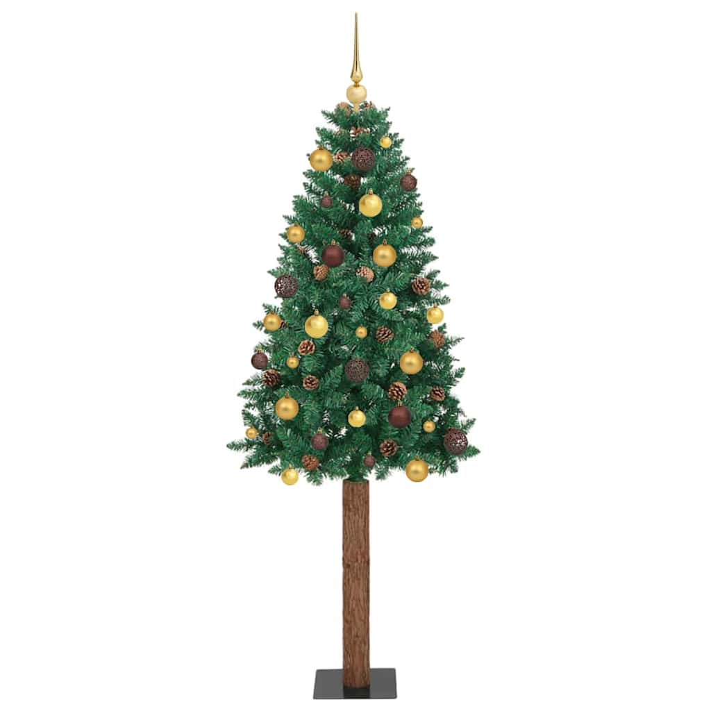 Lieknas Kalėdų eglutė Žalia 210 cm PVC ir kietasis pušų medis