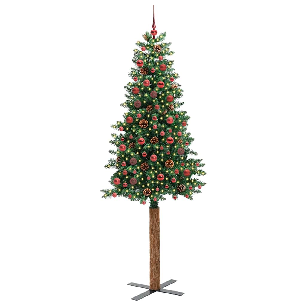 Slim Christmas tree EMBER ARCTIC, Green 210 cm, hard pine