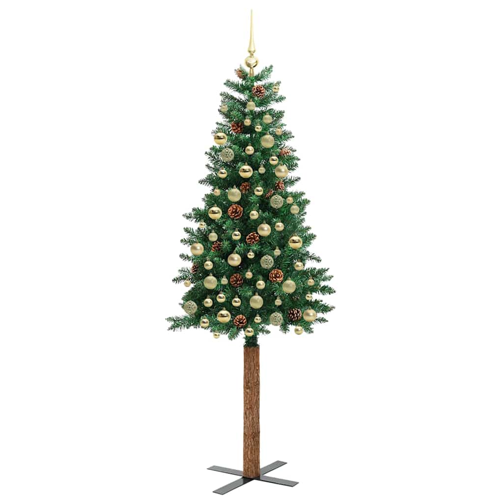 Lieknas Kalėdų eglutė Žalia 210 cm PVC ir kietasis pušų medis