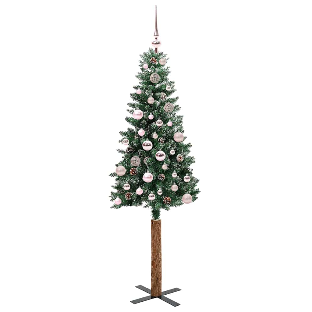 Lieknas Kalėdų eglutė HORIZON PINE, su 150 LED stovu Žalia ir balta 150 cm.