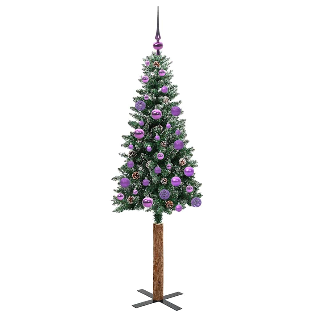 Lieknas Kalėdų eglutė HORIZON PINE, su 150 LED stovu Žalia ir balta 150 cm.