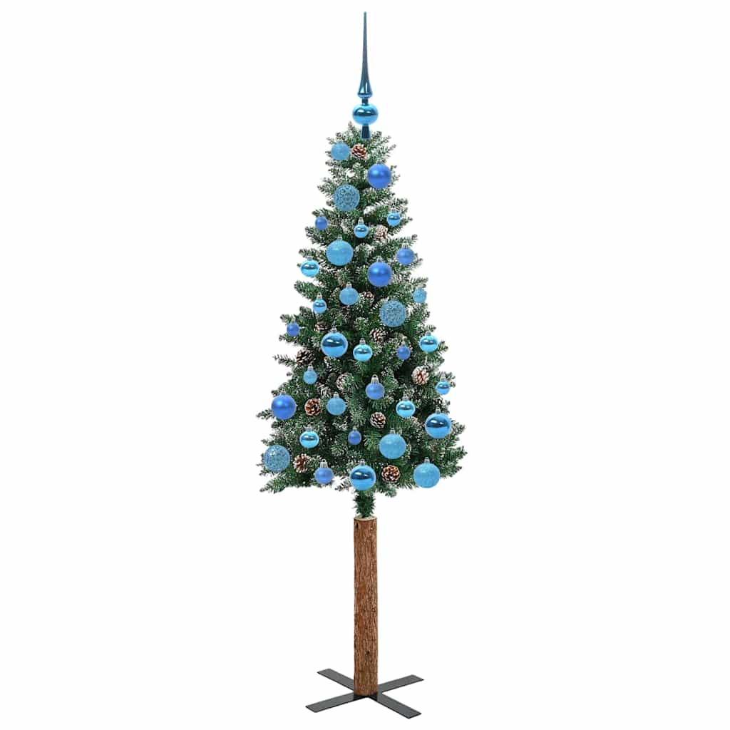 Lieknas Kalėdų eglutė HORIZON PINE, su 150 LED stovu Žalia ir balta 150 cm.